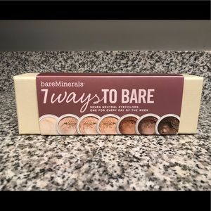 BareMinerals “7 ways to bare” eyeshadow set